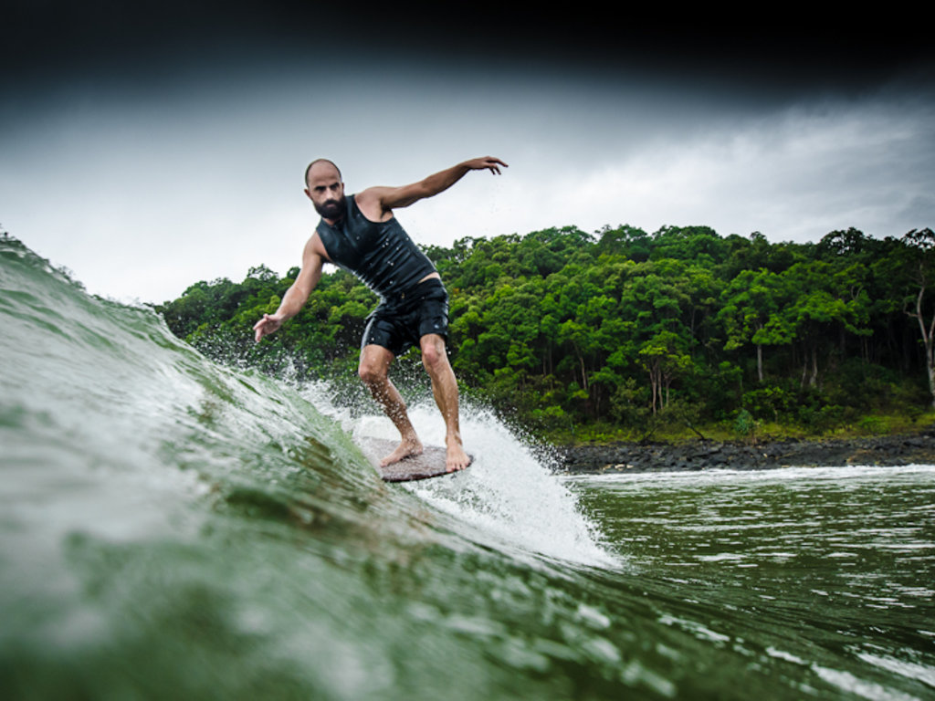 Tread lightly and paddle a big stick Surf Photos by Pearce Leal