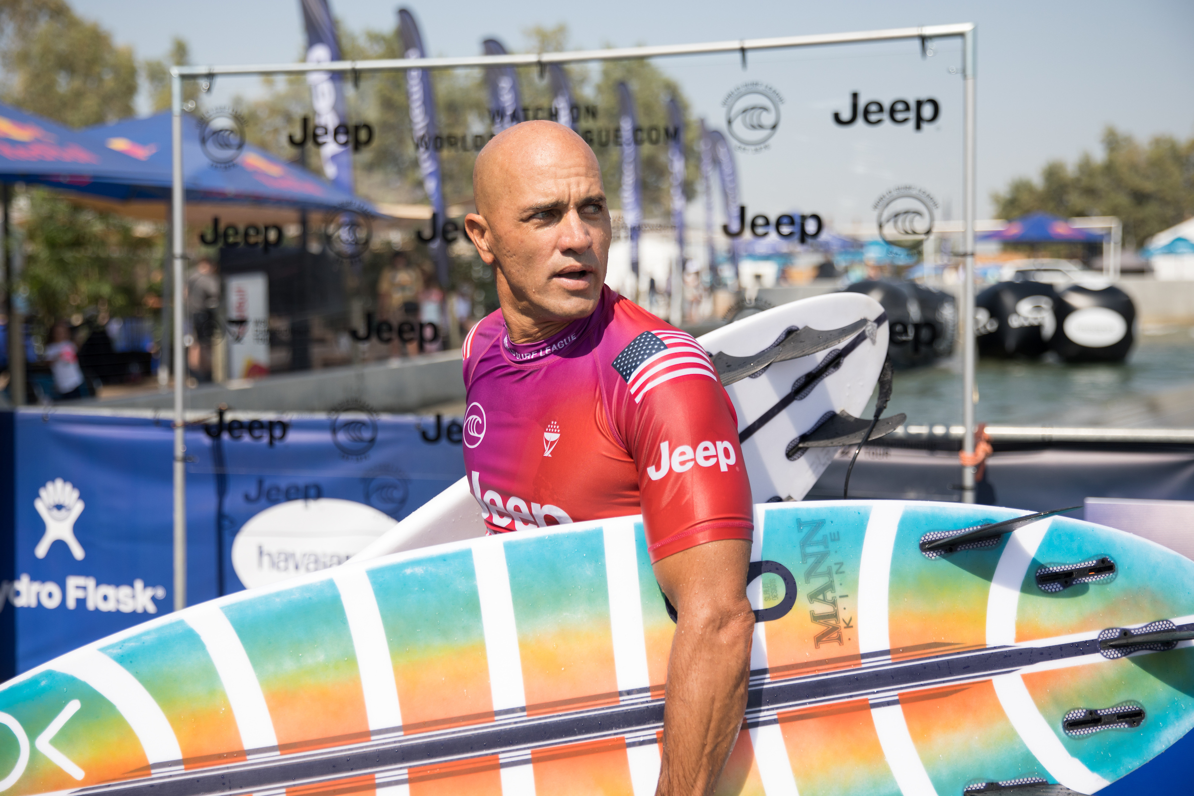 Kelly Slater reckons there are more surfers in the world than golfers