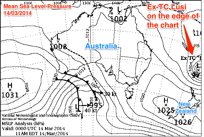 Sydney Synoptic Chart