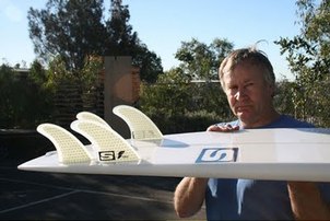 simon anderson swellnet fins versus thruster