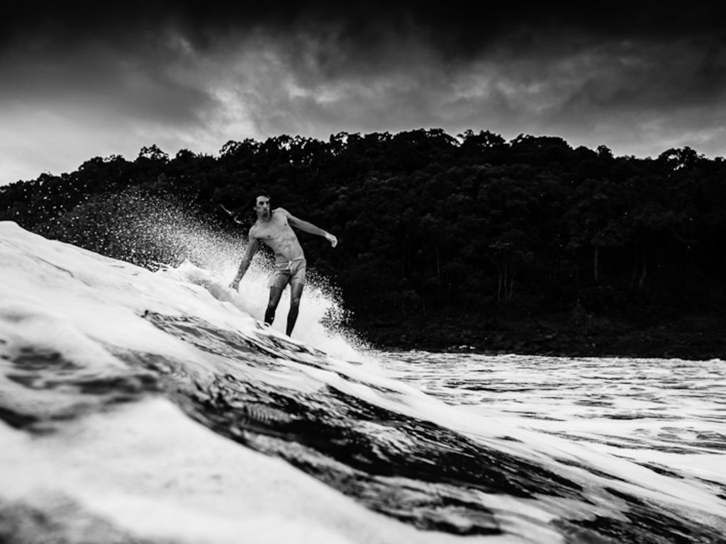 Tread lightly and paddle a big stick Surf Photos by Pearce Leal